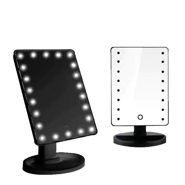 Espejo Con Luz Led Para Maquillaje Con Pie Usb E153